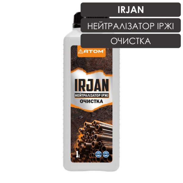 Засіб для нейтралізації іржі IRJAN, 1L 1 IRJAN Neytralizator 1L 1