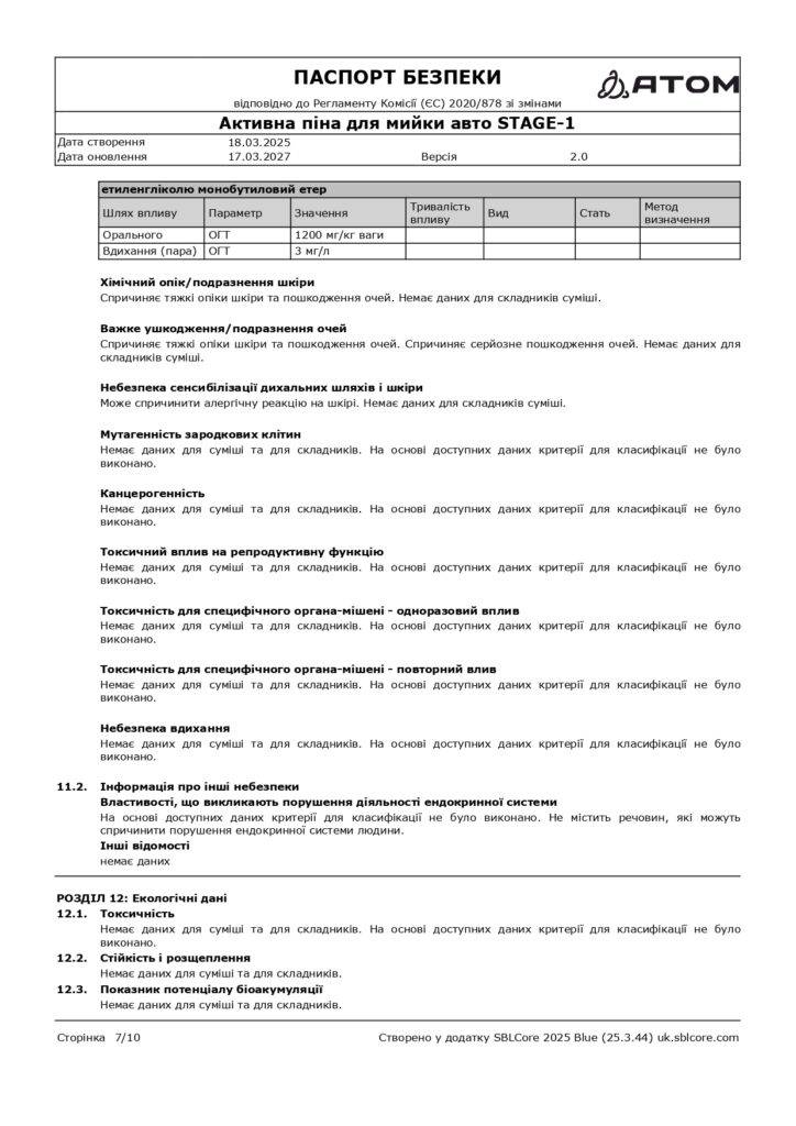 SDS Aktyvna pina dlia myyky avto STAGE 1 page 0007 1