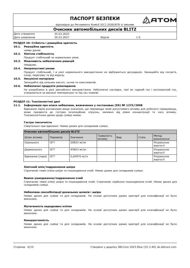 SDS Ochysnyk avtomobilnykh dyskiv BLITZ page 0006 1