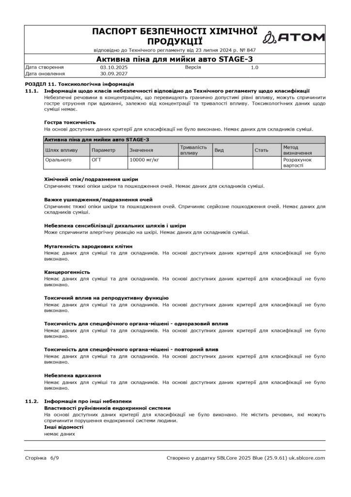 SDS Aktyvna pina dlia myyky avto STAGE 3 page 0006