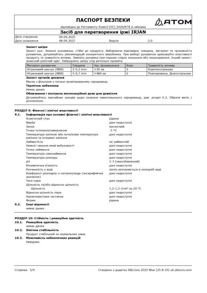 SDS Zasib dlia peretvorennia irzhi IRJAN page 0005