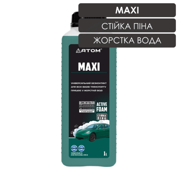Активна піна для мийки авто MAXI, 1L 1 MAXI 1L